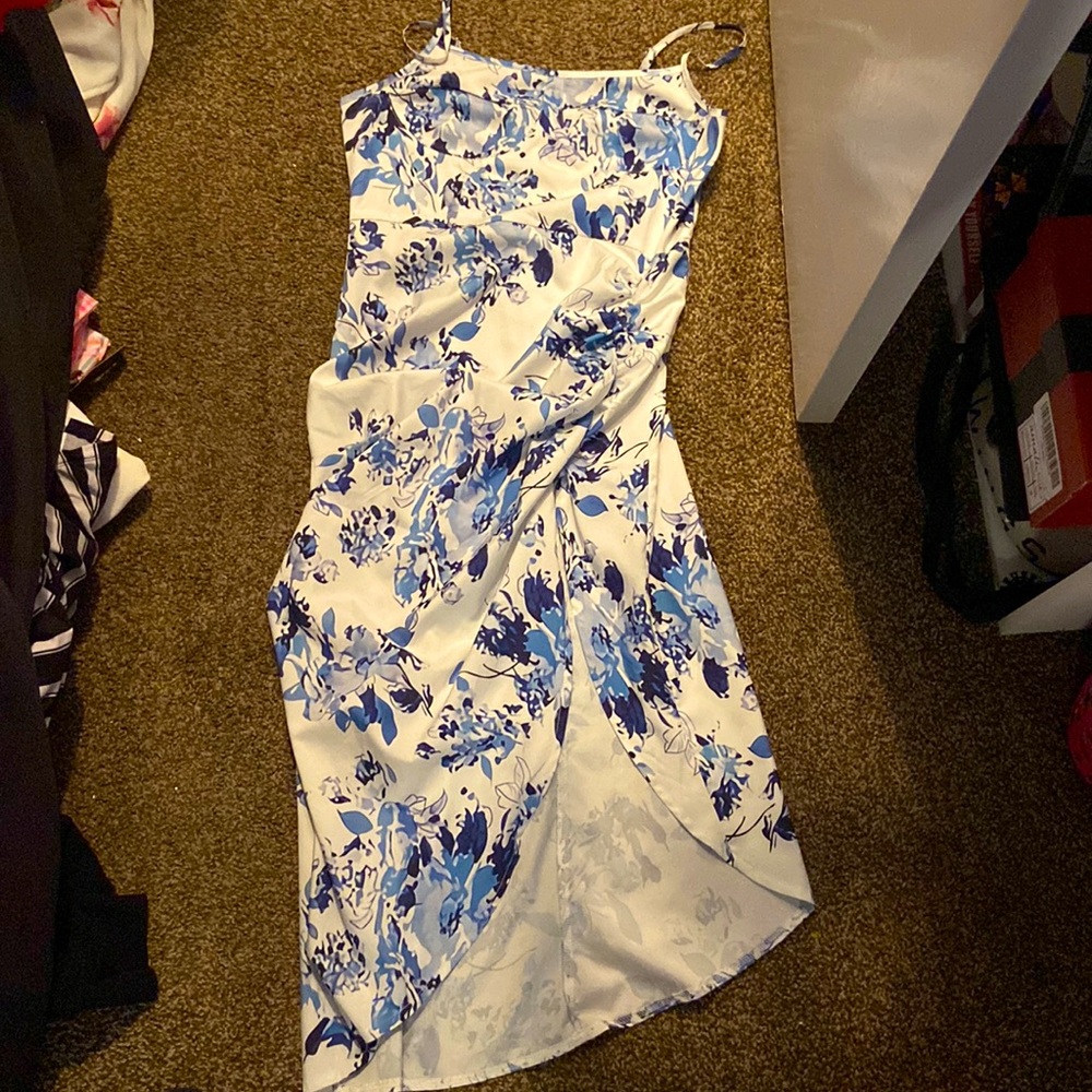 Floral Dress with slit